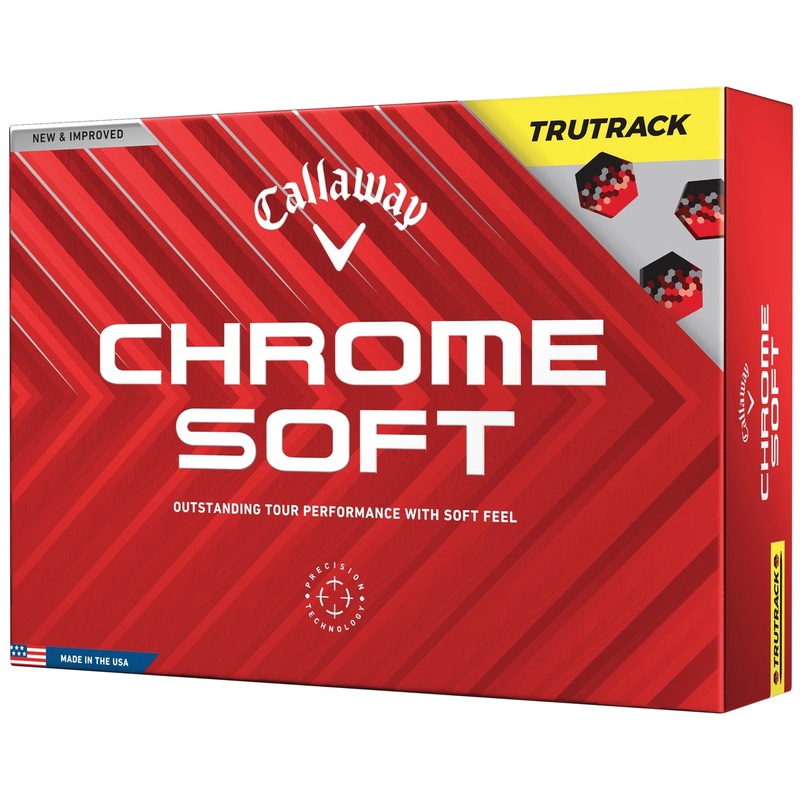 Callaway Chrome Soft TruTrack 1 Doz – Yellow