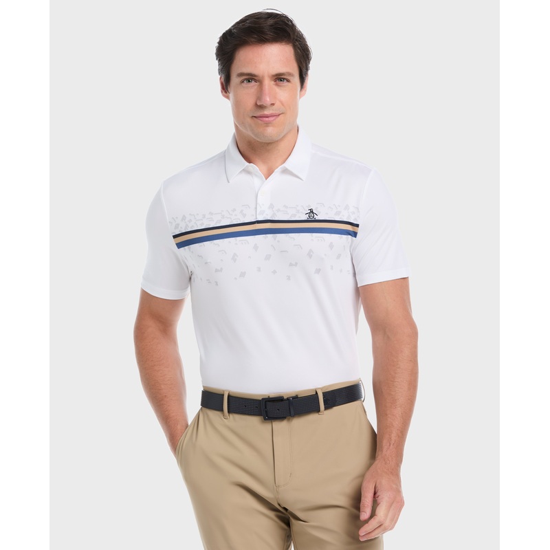 Men’s Got Game Engineered Stripe Polo