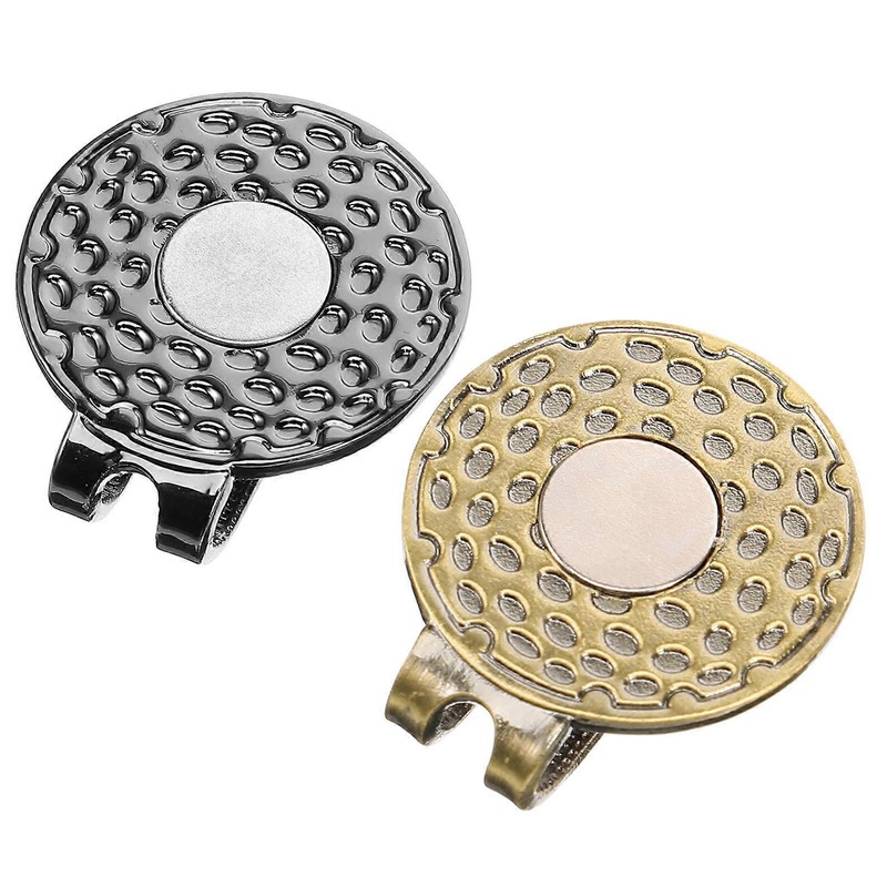 The **2pcs Golf Hat Clip With Ball Markers** is a stylish and practical accessory designed for golf enthusiasts who appreciate both functionality and