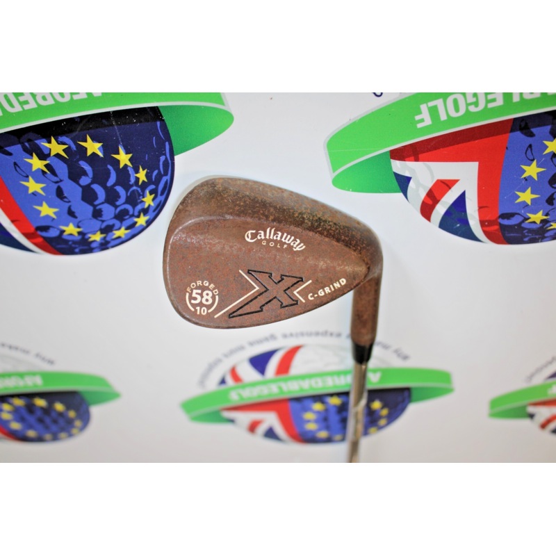 Used Callaway X C-Grind Forged R. Md 58/10 Lob Wedge Tt Dynamic Gold Wedge Flex