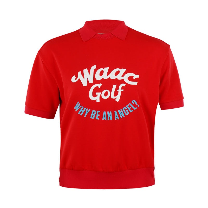 WAAC Logo Loose Fit Women’s Sweatshirt (Red)
