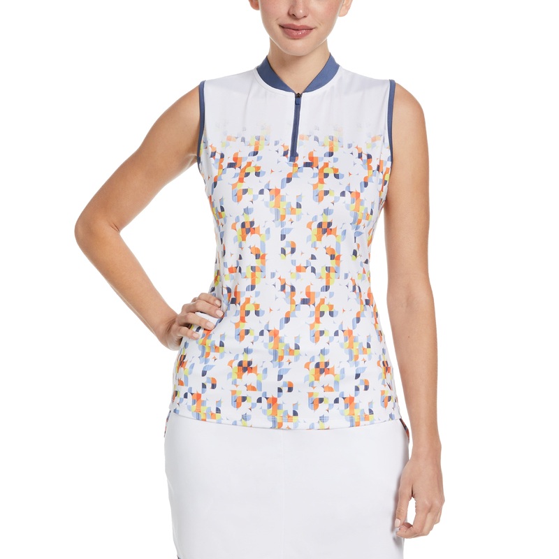 Women’s Engineered Fading Shift Geo Printed Top