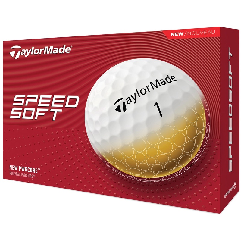 TaylorMade SpeedSoft Golf Balls 1 Doz – White