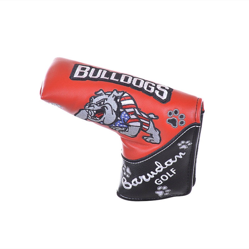 GENERAL ITEM Barudan Bulldogs Putter Headcover (Black/Red)