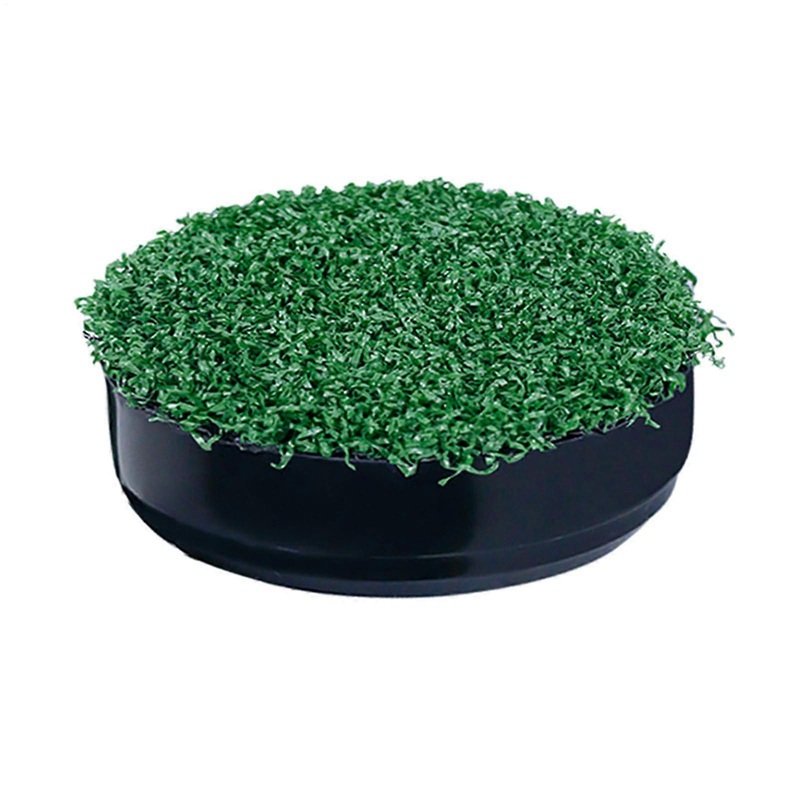 Golf Hole Cover For Putting Practice, Durable Plastic, Fits Standard 4.25 Inch Hole, Backyard Practice Aid, Green
