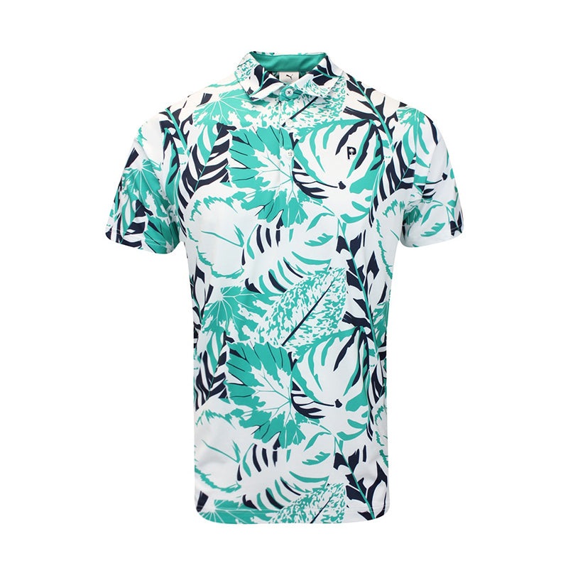 PUMA x PTC Palm Glitch Men’s Polo (Green/Mint)