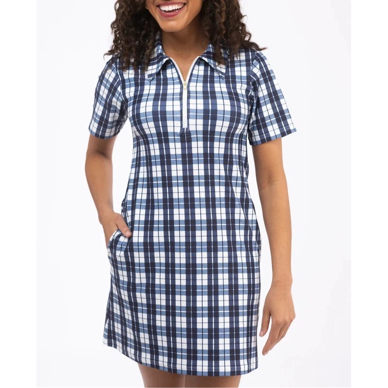 Smith & Quinn Ottolie S/S Dress – Mariners Plaid