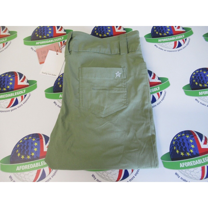 Swing Out Sister Rosamonde Pull On Shorts Olive Green UK Size 18