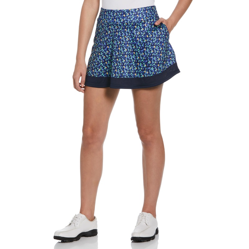 Women’s Dab Print Golf Skort with Mesh Hem