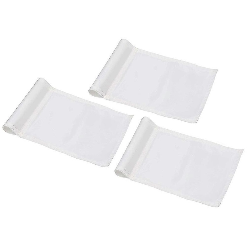 3 Pcs Backyard Practice Golf Hole Pole Cup Flag Sticks,Golf Putting Flagpoles,Golf Flag,Golf Accessories,White & Blue