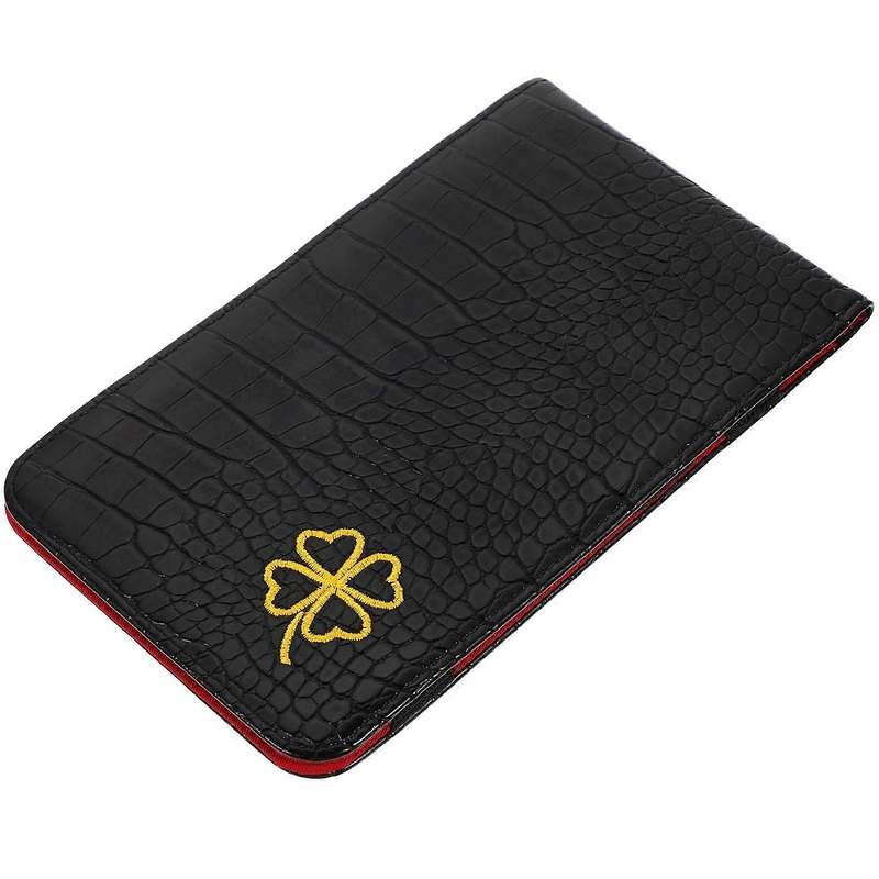 Durable PU Golf Scorecard Holder  Portable & Stylish Cover for Standard Scorecards  Perfect for Golf Enthusiasts and Outdoor Sports