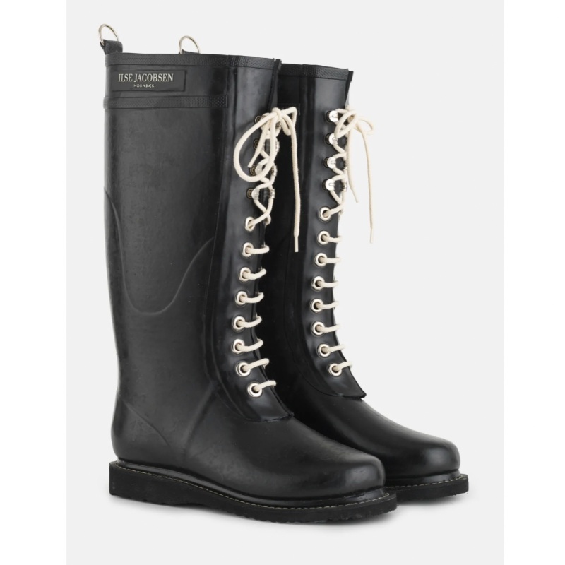Ilse Jacobsen Long Rain boot – Black