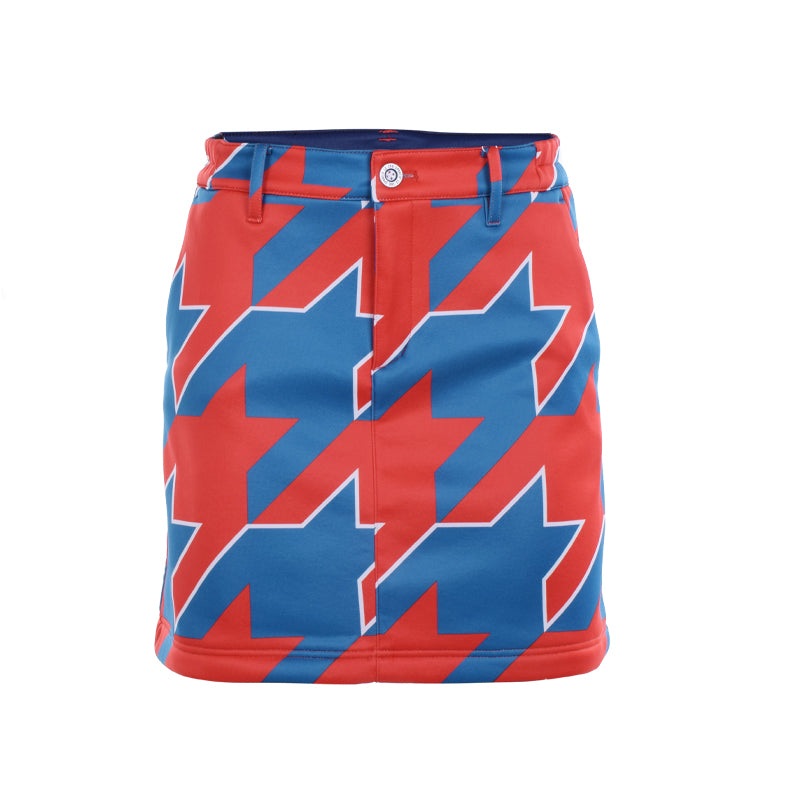 LE COQ SPORTIF GOLF Chidori Checkered Women’s Skorts (Red)