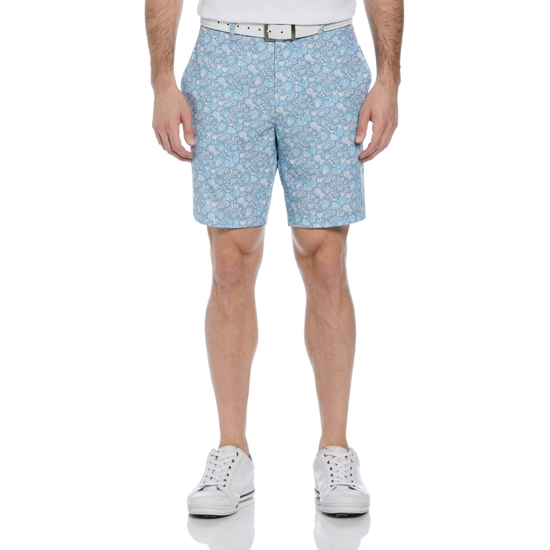 Men’s 8 Pineapple Print Woven Golf Shorts