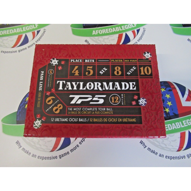 New 12 Taylormade Vault Limited Edition Tp5 Pix Dice Golf Balls