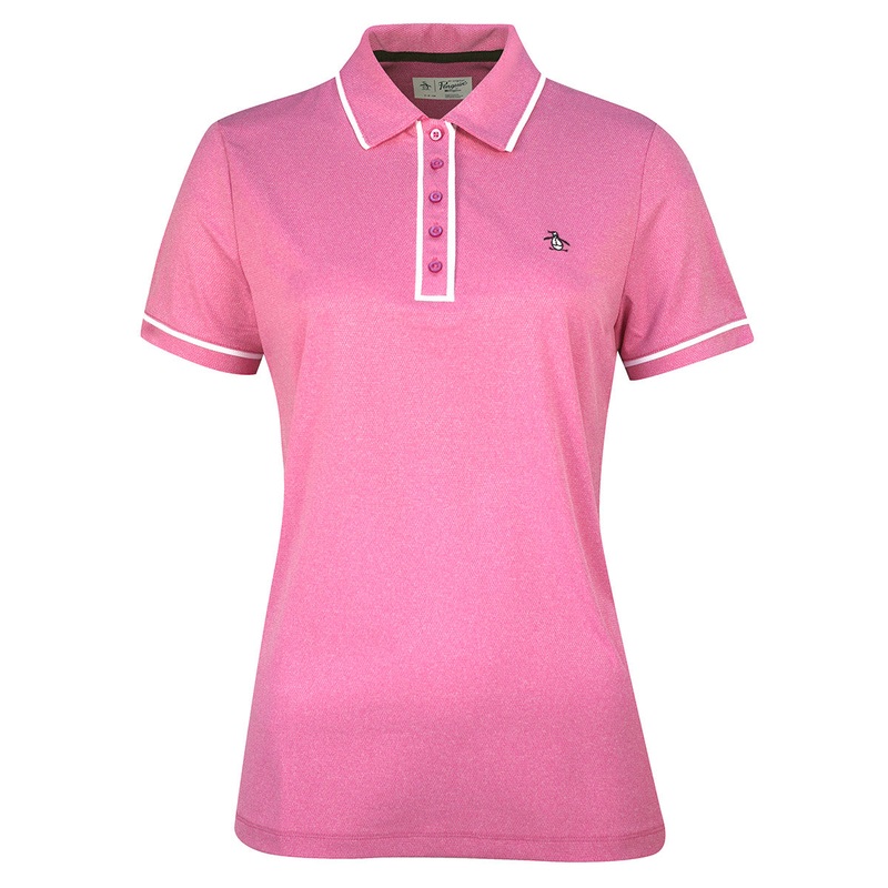 Original Penguin Ladies Piped Short Sleeve Polo – Last One Size Small Only Left