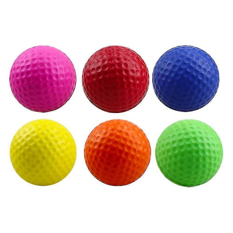 12pcs Golf Balls Practice Foam Indoor Sponge Ball Flight Training Ball Tw
