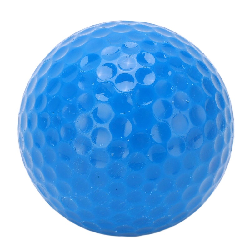 Balle de golf flottante  2 couches, pour sports de plein air, entranement, bleu fonc