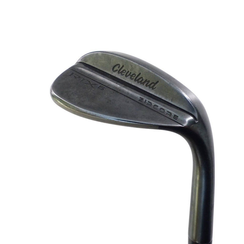 Cleveland: RTX 6 Zipcore Black Satin 58 Wedge Steel Wedge Right Hand