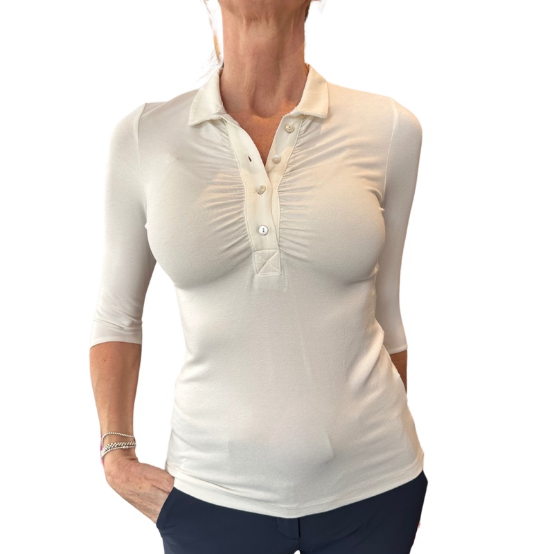 PAR69 Bien L/S Polo – White|S
