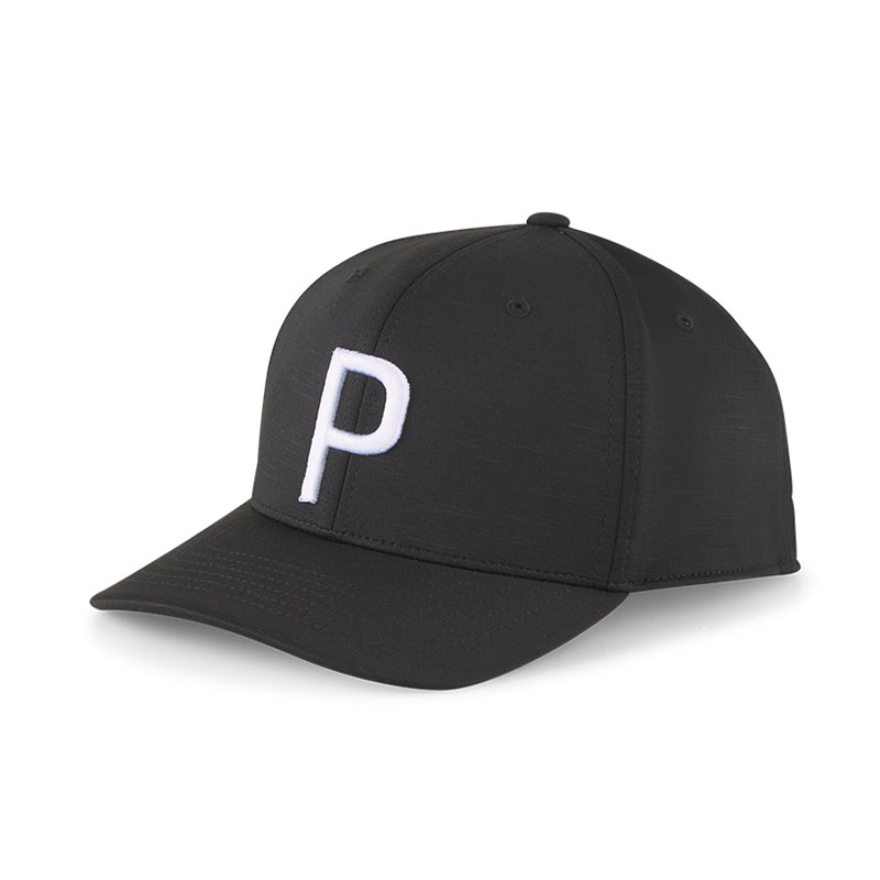 PUMA P Youth Junior Cap (Black/White)