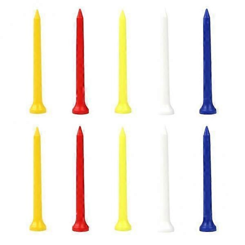 4x Unbreakable Bulk Golf Tees 10 Pieces Golf Nails Gift for Golf Beginners