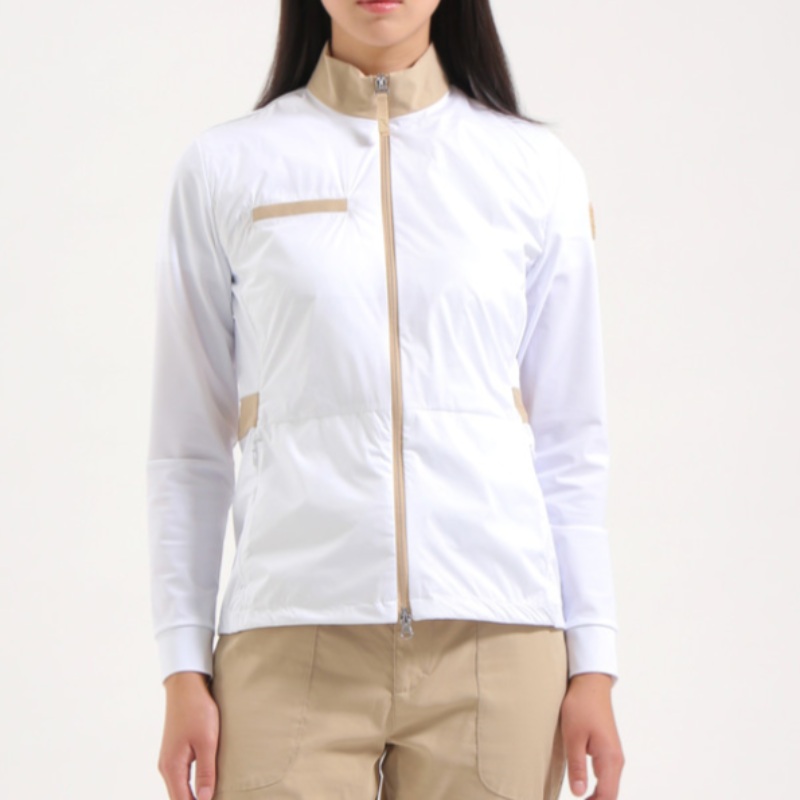 Cherv Motion Jacket – White/Beige