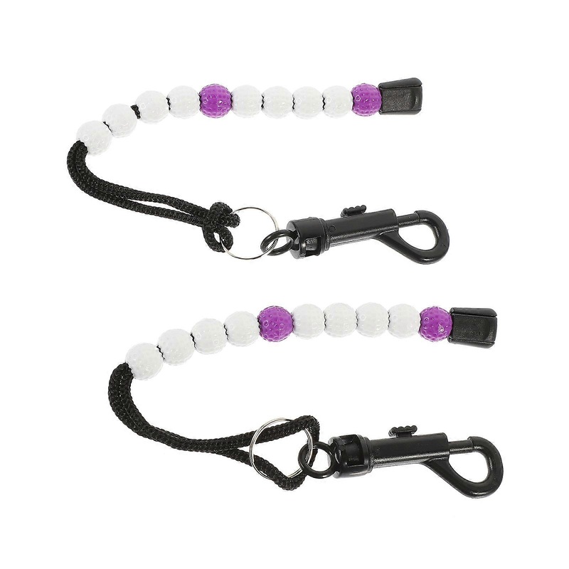 Golf Stroke Counter Plastic Counter for Outdoor Use 2Pcs Portable Scoring Keeper