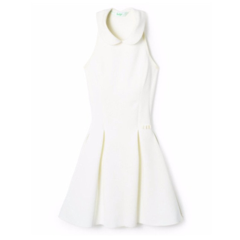 Hedge Dune Dress w/Collar – Cream