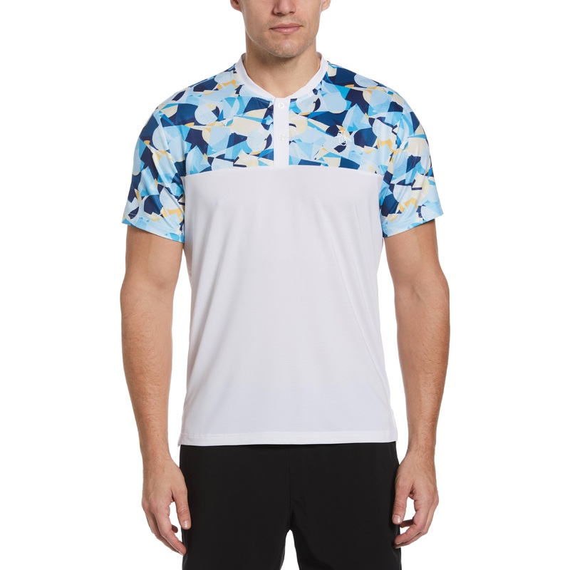Men’s Performance Print Tennis Henley