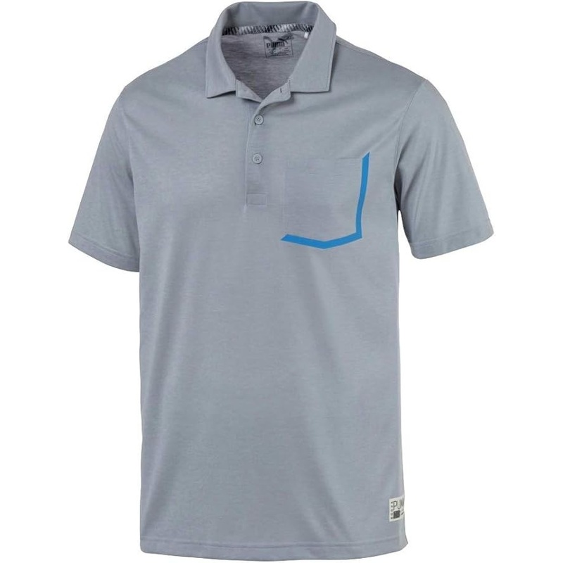 Puma Drycell Faraday Quarry Grey Golf polo shirt uk size large