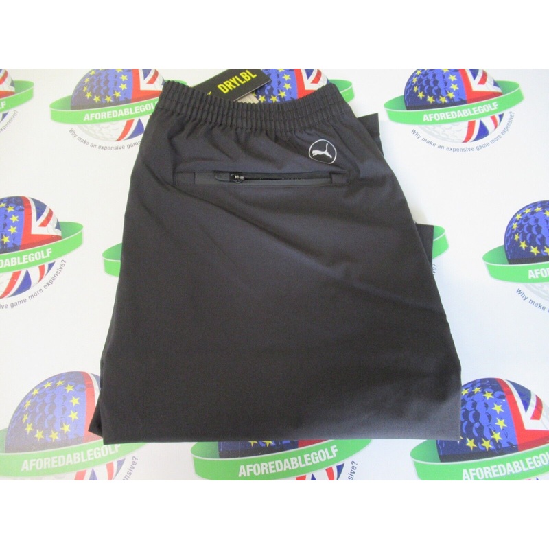 Puma Drylbl Waterproof Black Trousers Waist 36 X Leg 31