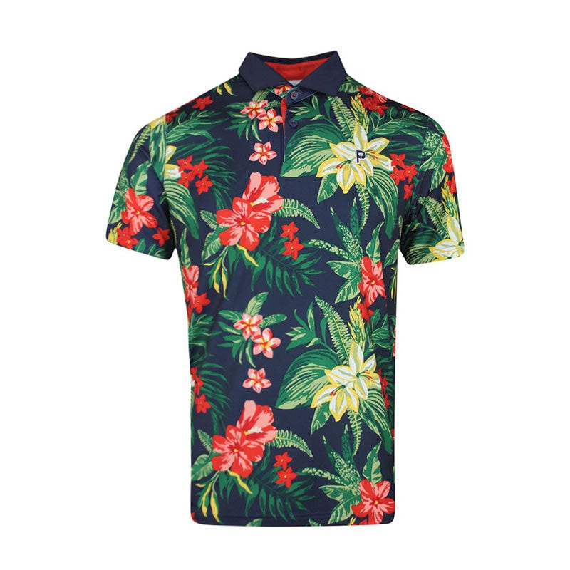 PUMA x PTC Floral Men’s Polo (Deep Navy)