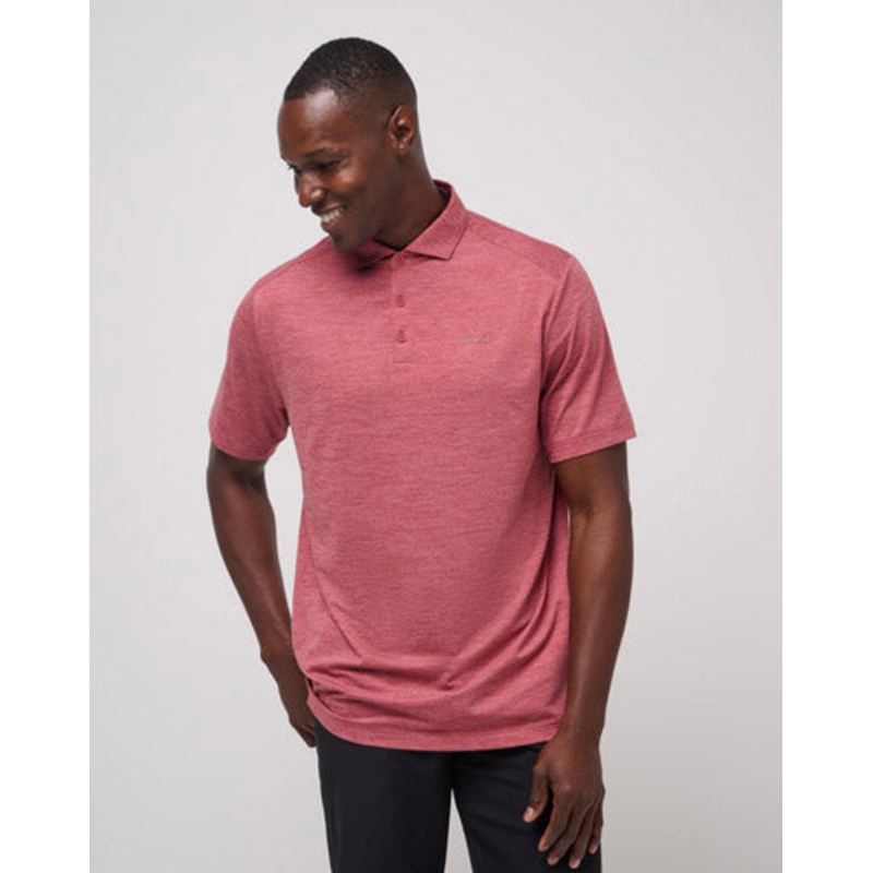 Travis Mathew Heater Pro Polo – Heather Scooter