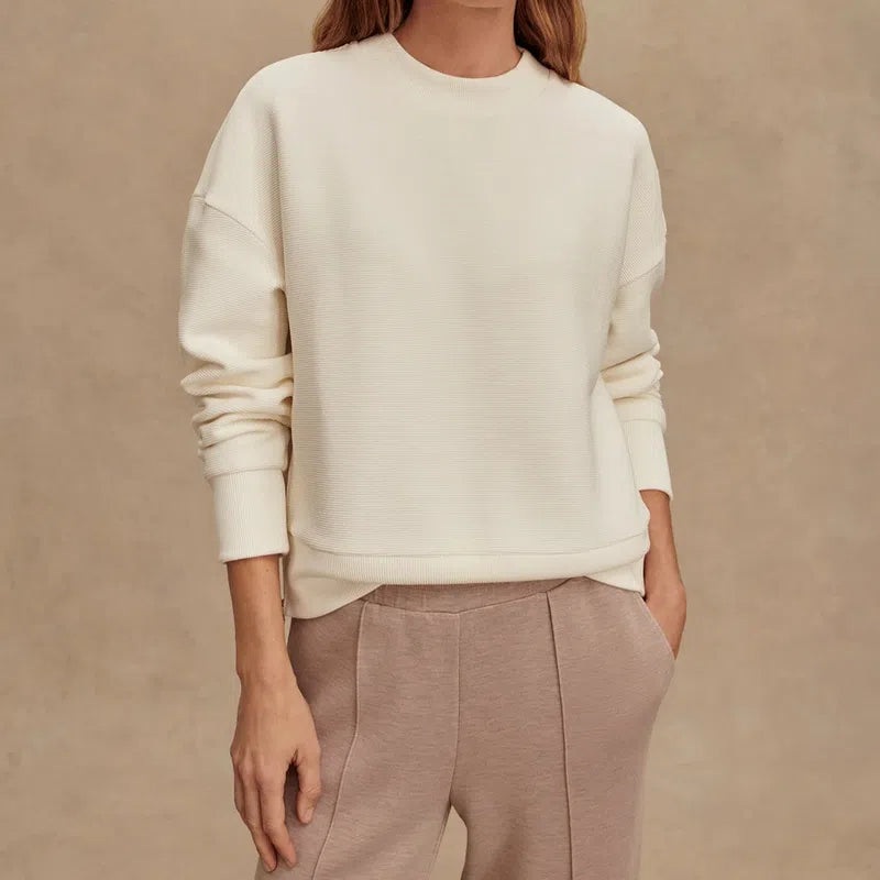 Varley Addelyn Sweat – Ivory|XXS|XS|S|M