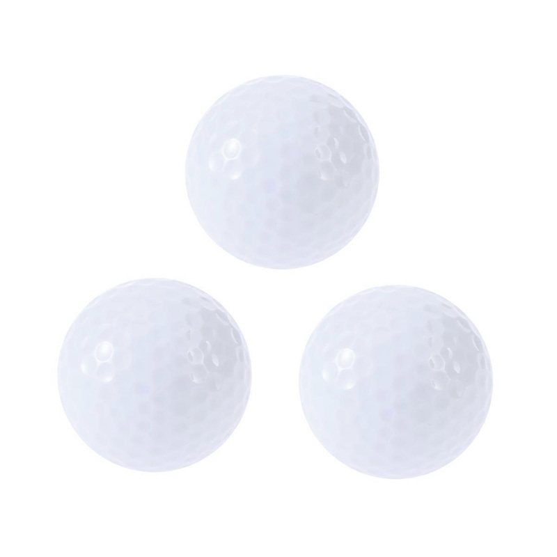 3 Pcs Light Golf Balls Standard Balls Trick Novelty Golf Balls Glow The Dark Balls Light Balls Night Balls