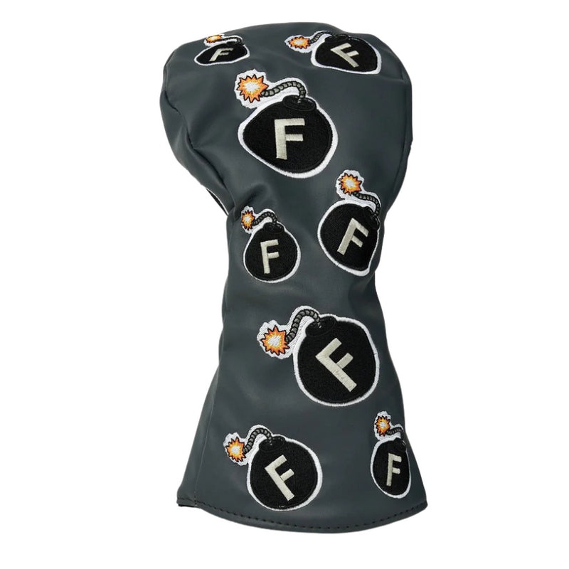 F Bomb Driver Headcover – Charcoal