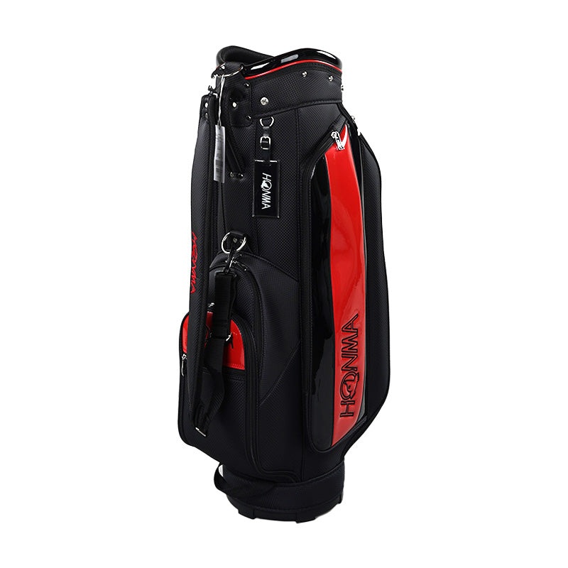 HONMA 9 Gear Entry Cart Bag (Black/Red)