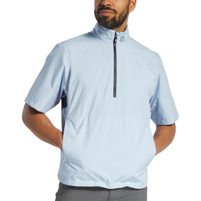 HydroLite X SS Rain Shirt Light Blue/Navy