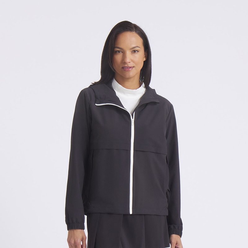 Puma Ladies Full Zip Jacket with Hood in Black