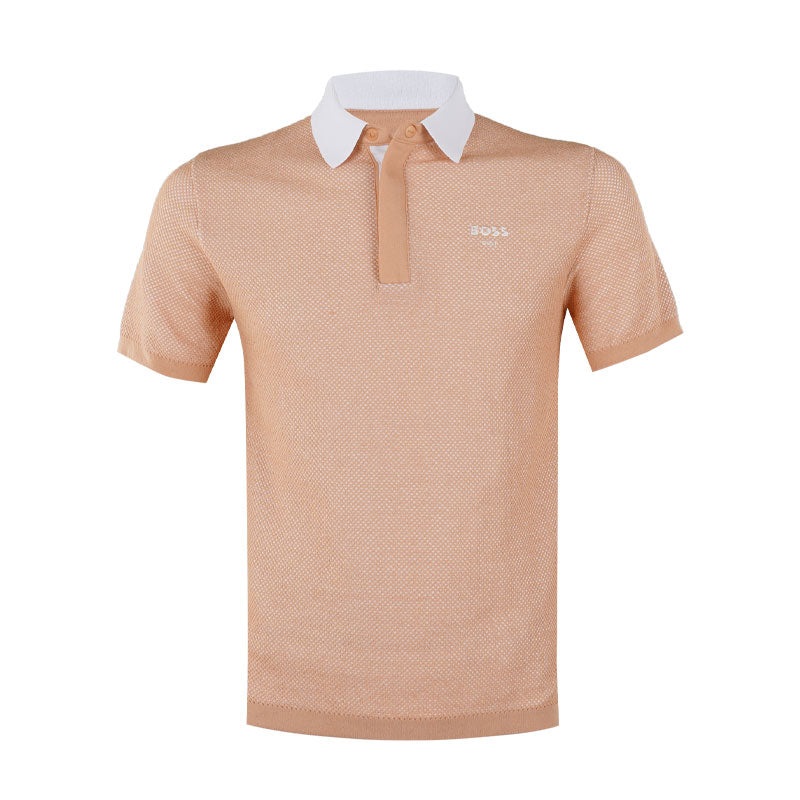 BOSS GOLF Seasonal Men’s Polo (Light Orange)
