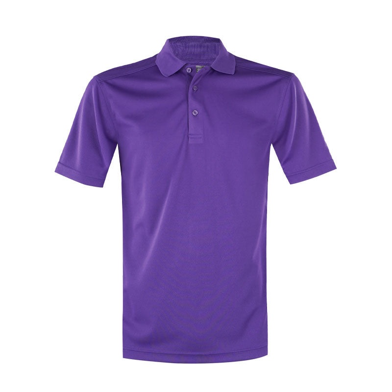 CUTTER & BUCK Clique Spin Dye Men’s Polo (Royal Purple)
