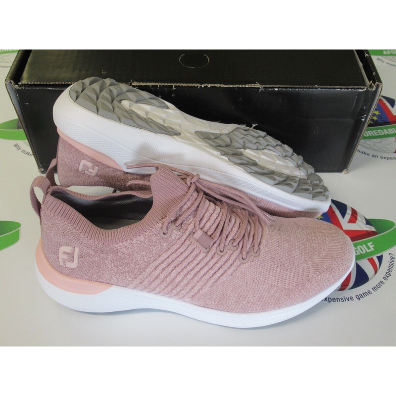 Footjoy Flex Xp Womens Golf Shoes Pink Heather 95335K UK Size 4 Medium