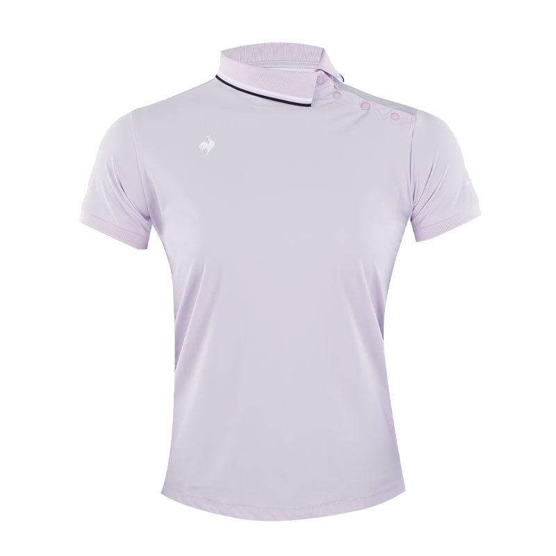 LE COQ SPORTIF GOLF Stretch Asymmetrical Women’s Polo (Purple)