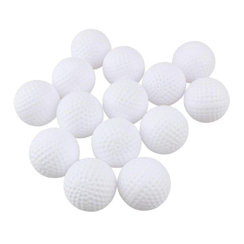 Plastic Golf Balls: 100pcs for Training, Practice, and Festive Decor