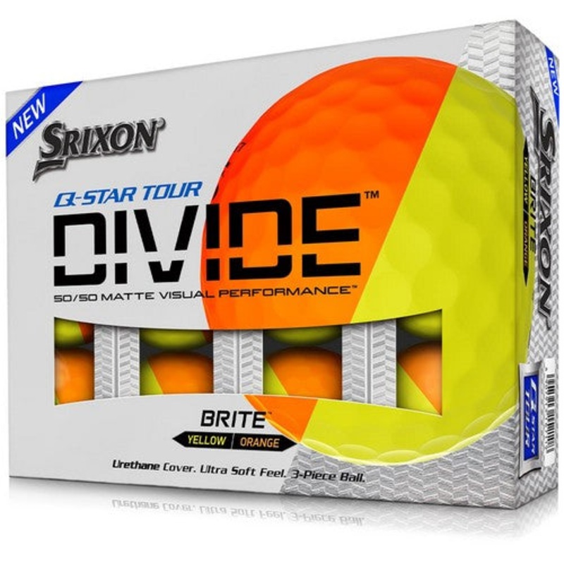 Srixon Q-Star Tour 5 DIVIDE Ball – Orange