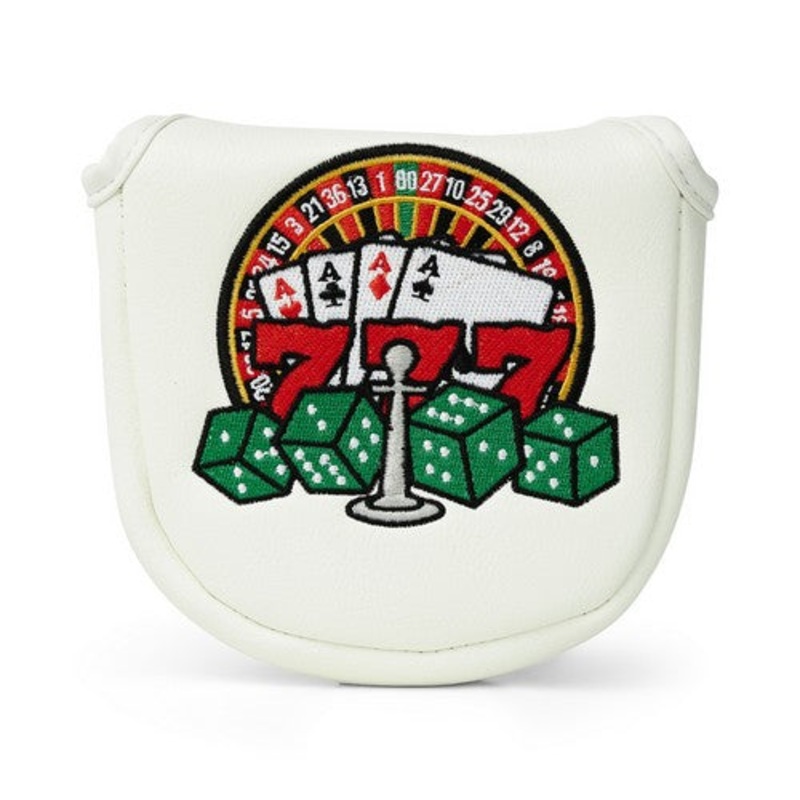CMC Gambling Mallet Putter Cover – White