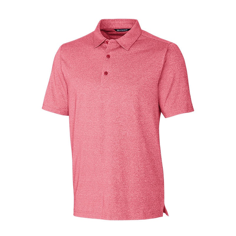 CUTTER & BUCK Forged Heather Men’s Polo (Cardinal Red Heather)
