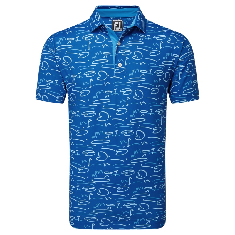 FJ  Golf Course Doodle Shirt – DP Blue