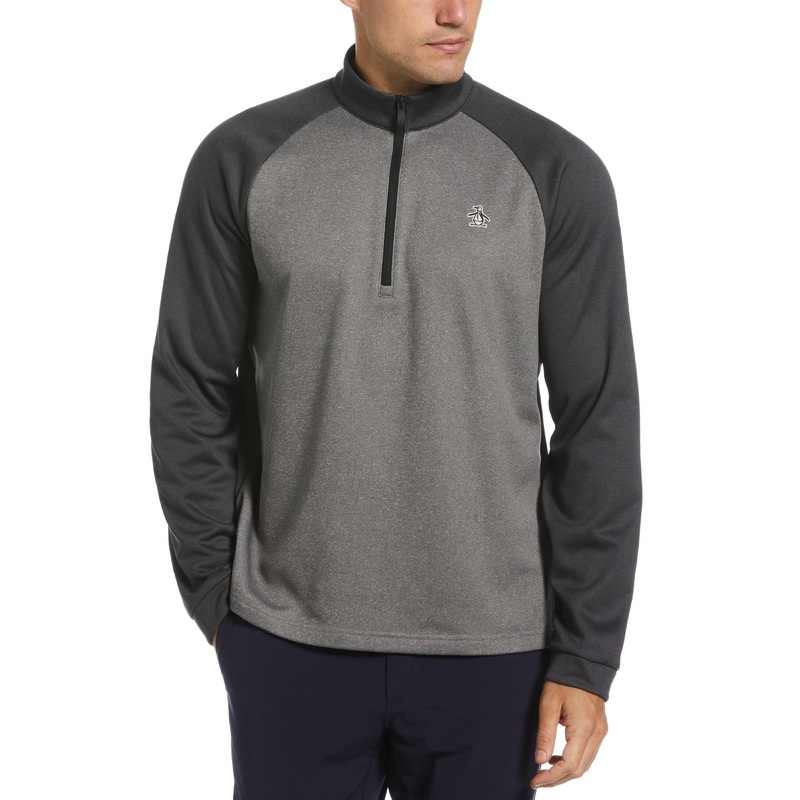 Men’s 1/4 Zip Raglan Color Block Pullover